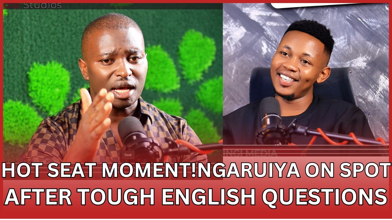 Ngaruiya jnr face heat in high pressure interview after tough english questions
