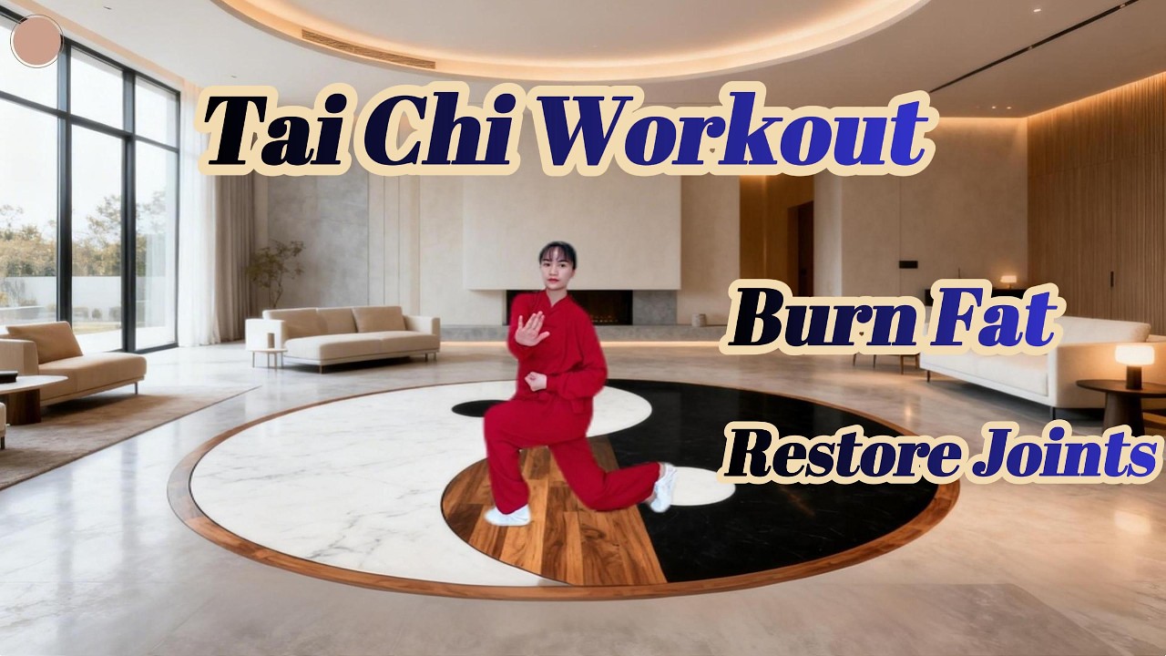 Ancient Tai Chi: Burn Fat & Restore Joints (Full Body Home Workout)