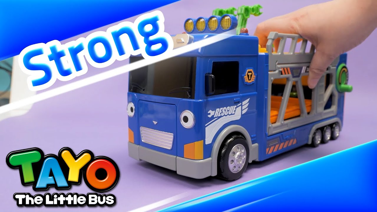 Go! Strong Rescue Truck! | Rescue Team Songs Compilation | RESCUE TAYO | Tayo the Little Bus
