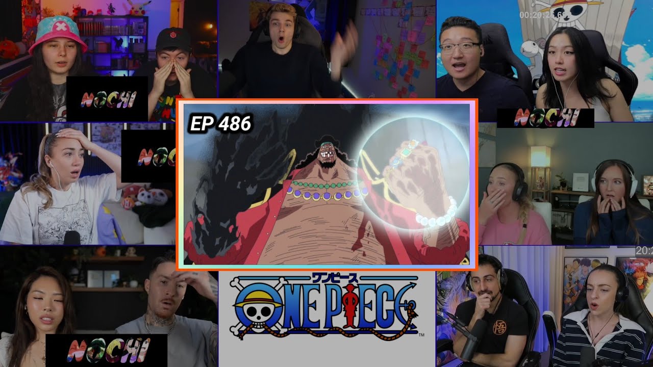 ONE PIECE | BLACKBEARD STEALS WHITEBEARD'S DEVIL FRUIT!!! | EPISODE 486 | REACTION MASHUP | ワンピース