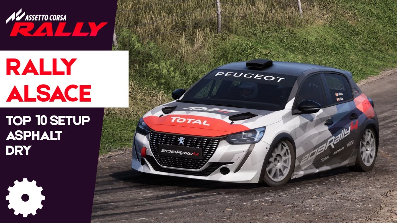 Peugeot 208 Rally4 — НАСТРОЙКА ЭЛЬСАС | Ралли Ассетто Корса