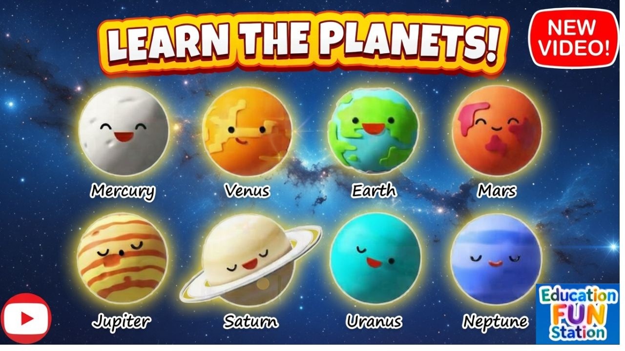 Planet Song for Toddlers │ Learn Sun, Earth & Planets Fun 2026