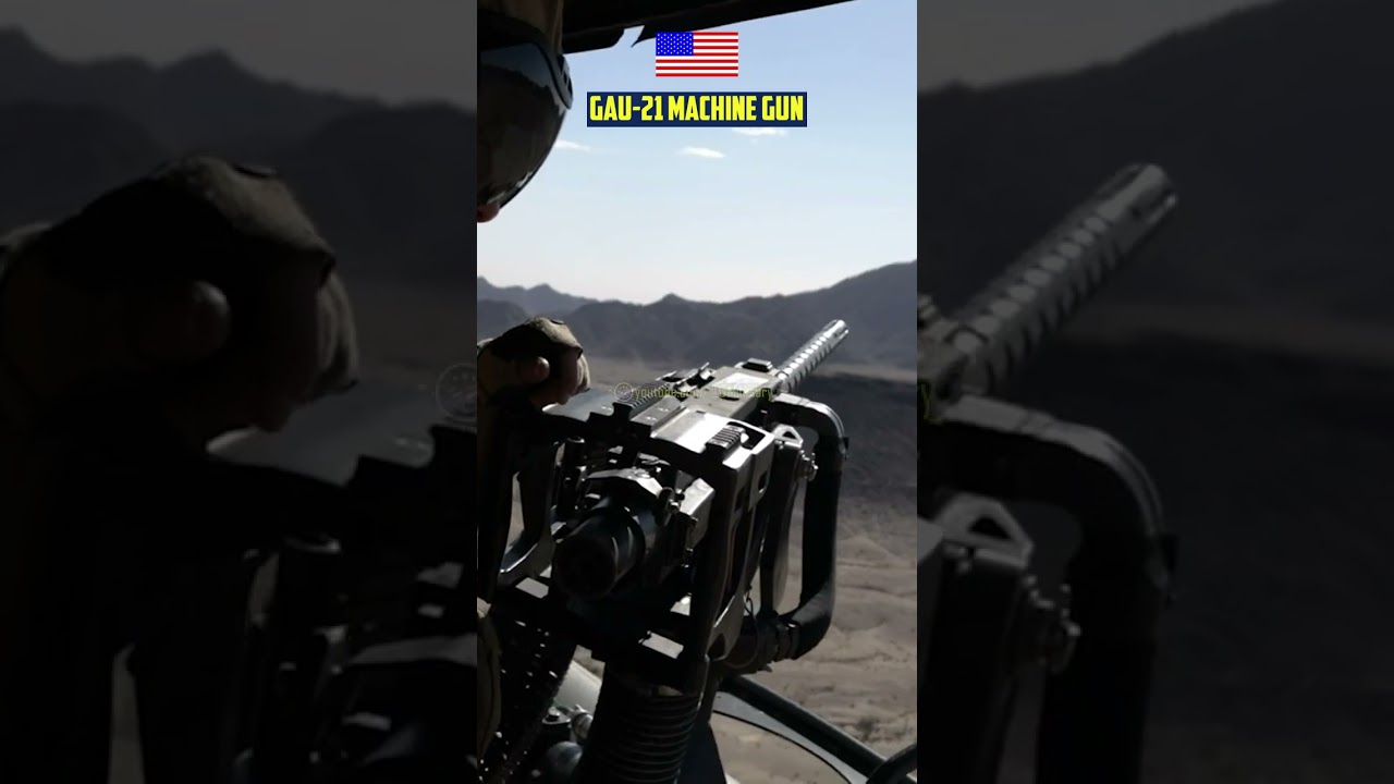 Невероятная огневая мощь пулеметов GAU-21 и GAU-17: морские пехотинцы США стреляли с невероятной ...