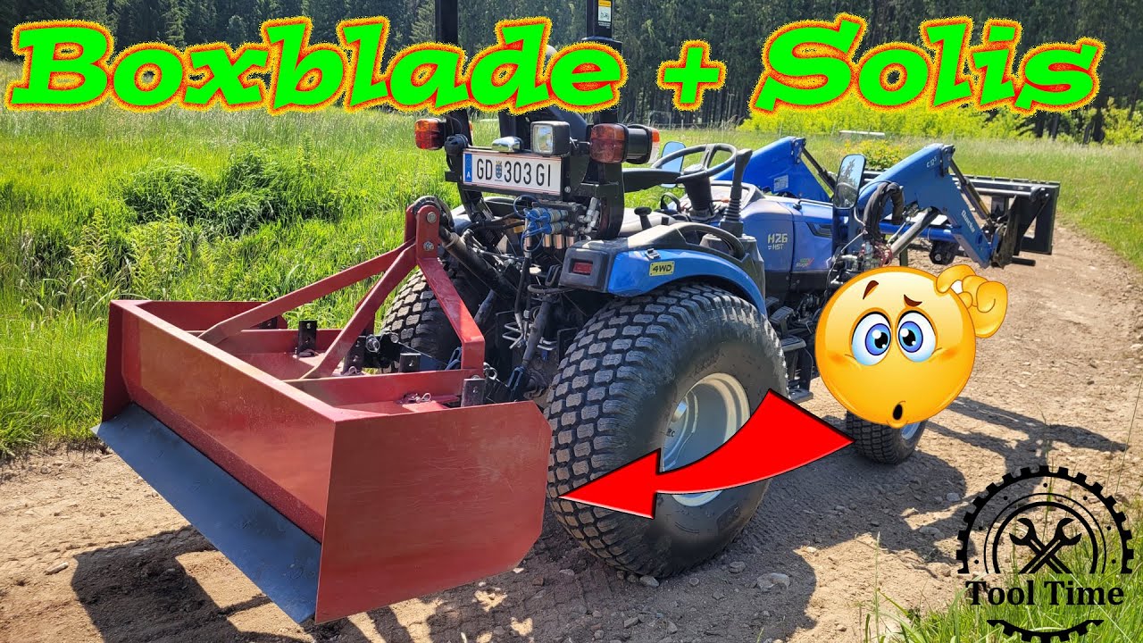 Boxblade + Solis 26 Weg Sanierung mit Kleintraktor. Das Wundergerät für euren Traktor?