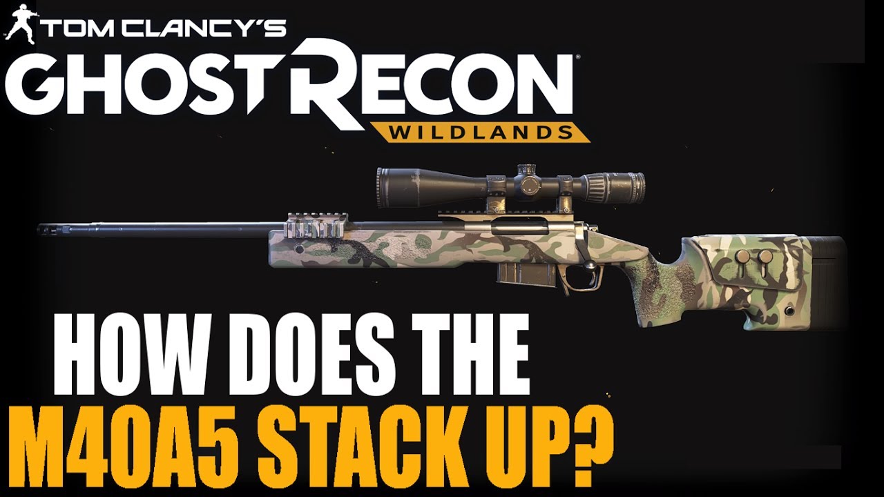 GHOST RECON WILDLANDS M40A5 Sniper Rifle Bullet Drop Test