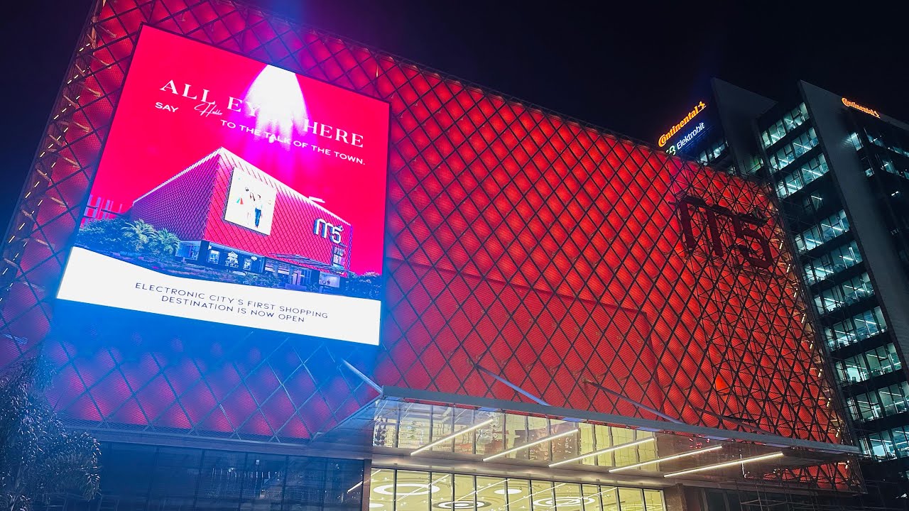 M5 Ecity Mall opens in Bengaluru - Opening Day Fireworks Music show