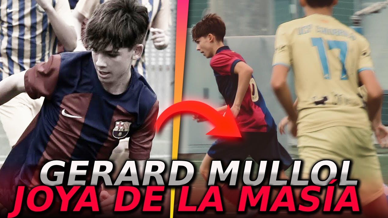 Джерард Муллол, одна из величайших жемчужин Ла Масии || Вот как играет 14-летний подросток.