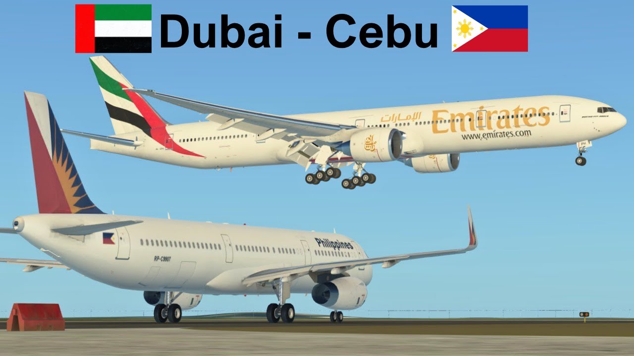 Infinite Flight | Emirates B77W | OMDB ✈ RPVM | Over the Indian Ocean