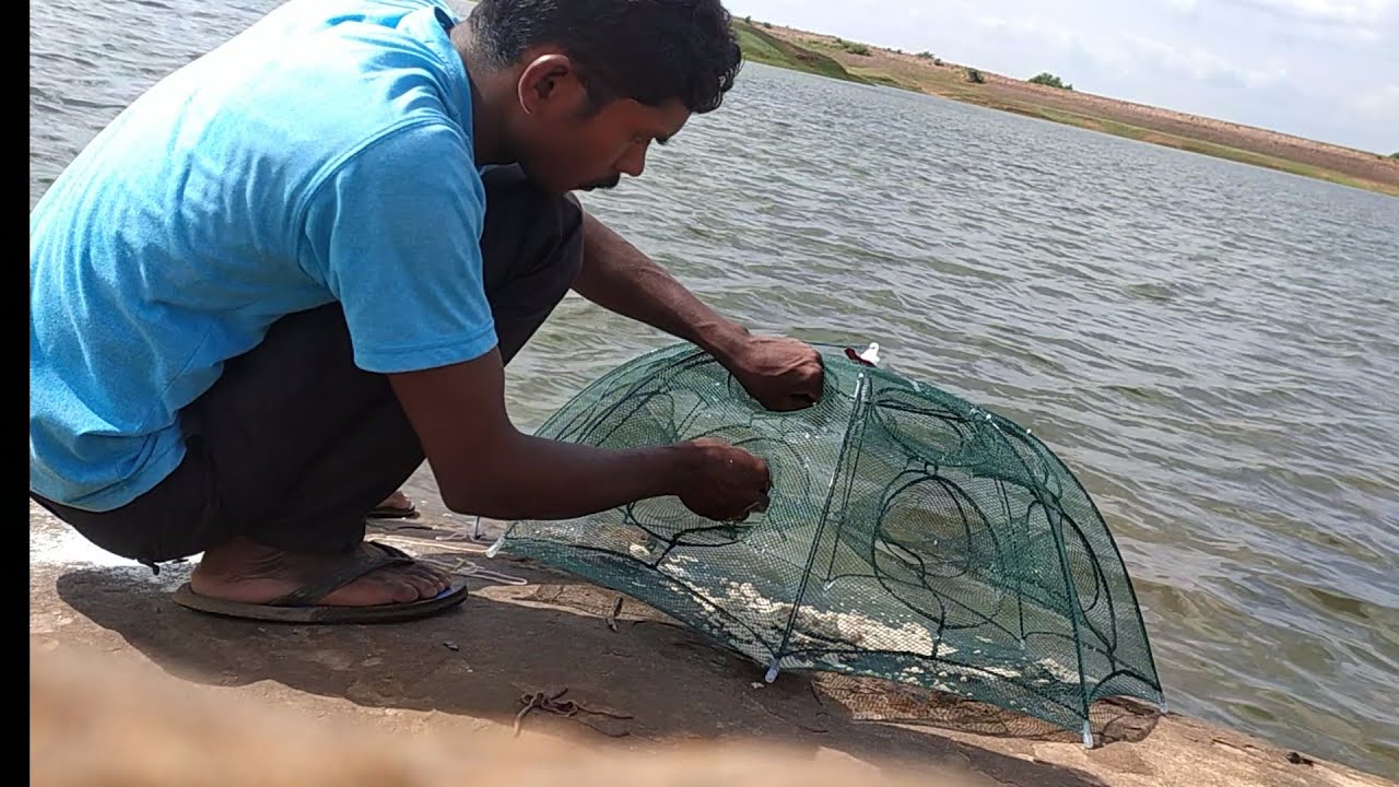 catch fish by fishing net in talab umbrella fishing net unboxing review test in hindi #KUMREJEEBLOG