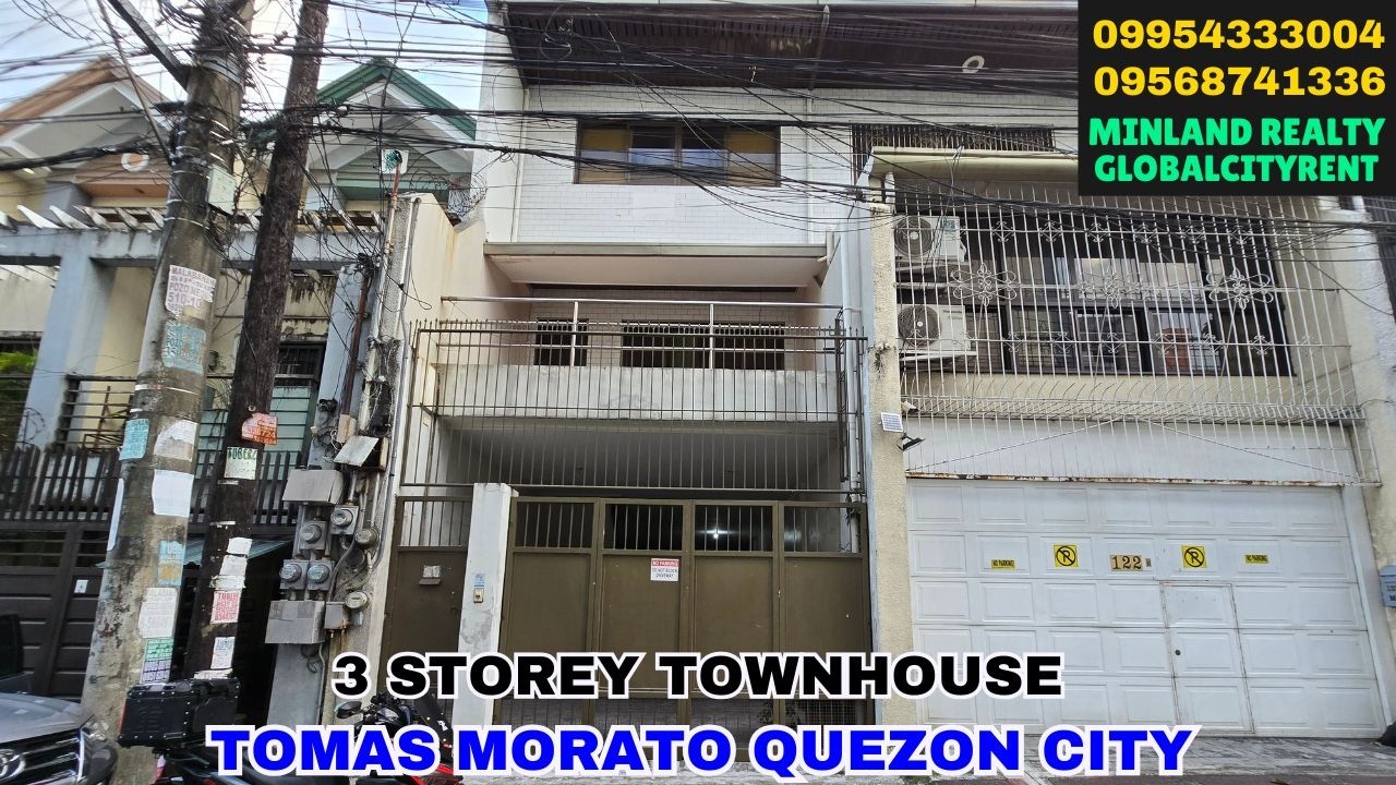 For Sale: 3 Storey Townhouse in Tomas Morato Quezon City