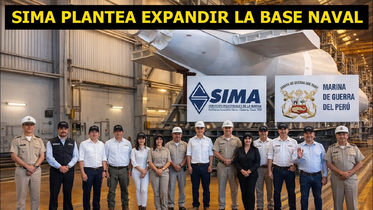 Planes de SIMA para Expandir la base naval del callao