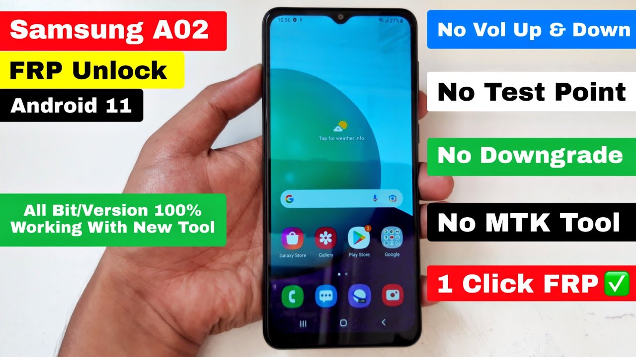 Samsung A02 FRP Unlock 2022 | Samsung A02 (SM-A022F) FRP/Google Account Bypass Android 11 New Method