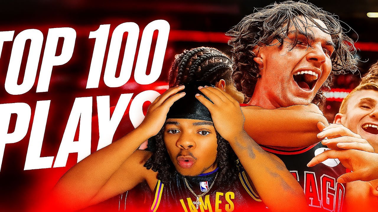 THE WHOLE LEAGUE FLYING!! NBA Top 100 Play Of The 2024-2025 NBA Season (reaction)