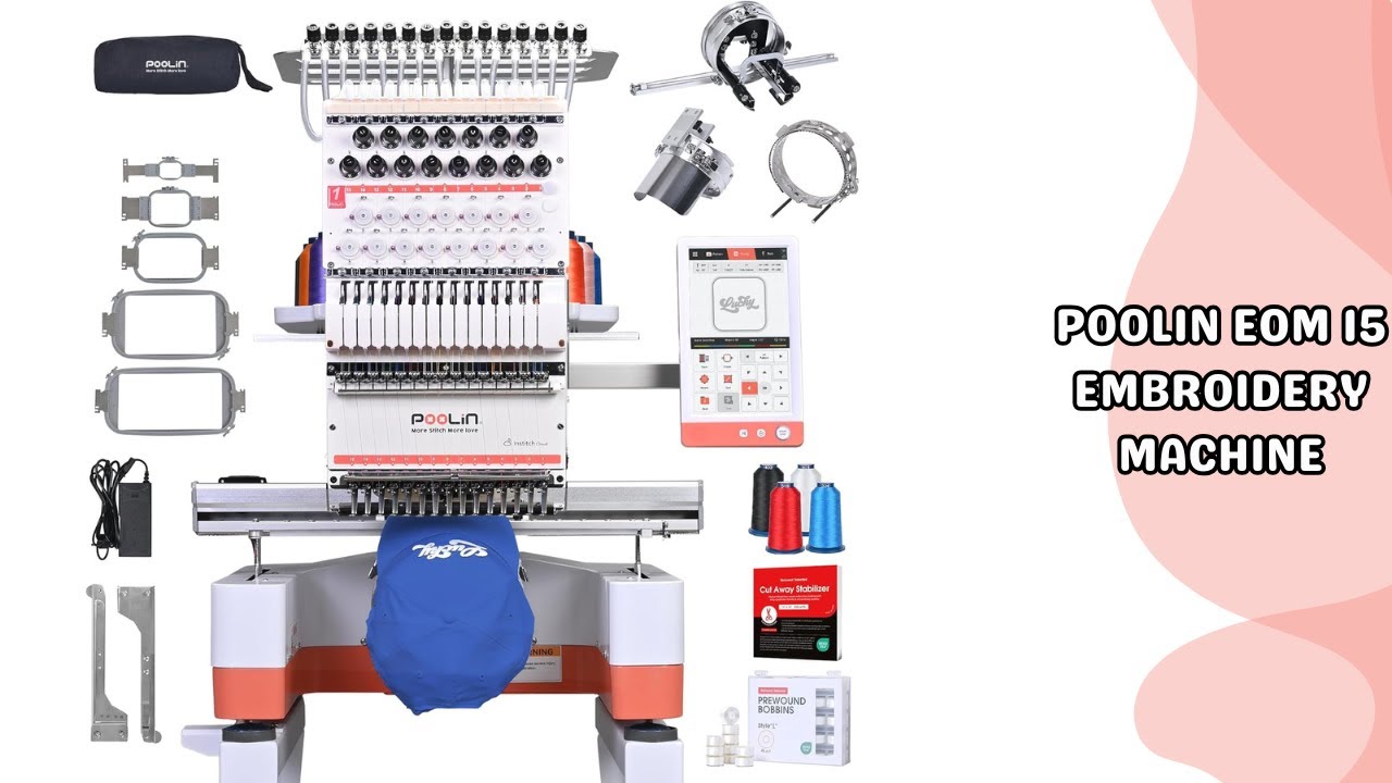 FULL REVIEW: Poolin EOM 15 Embroidery Machine - Industrial Build & Continuous Operation