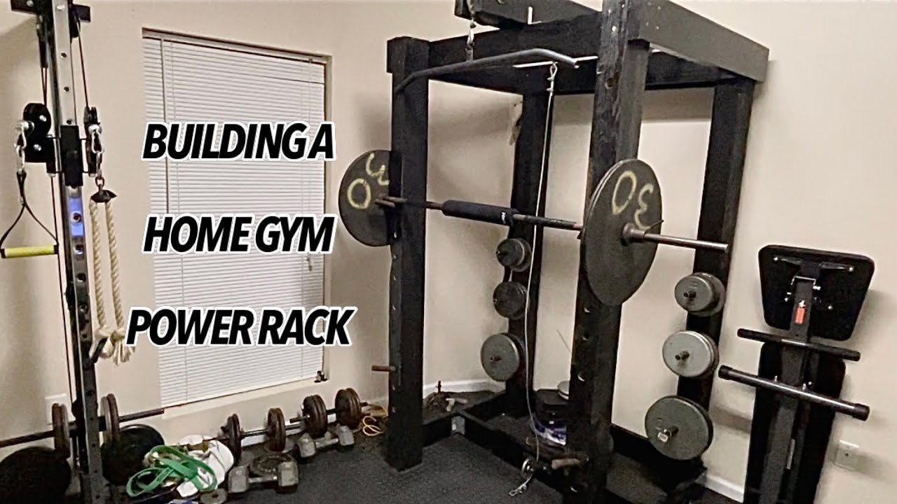 BUILD A HOME GYM POWER RACK!