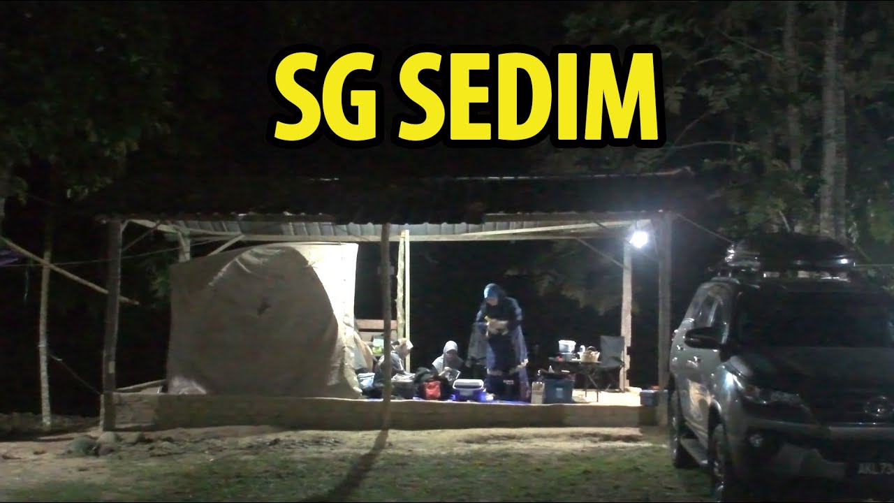 Camping Sungai Sedim, Anak-anak Masak Rendang Ayam Pulut Kuning, Pancing Ikan, Memori Bagan Ajam