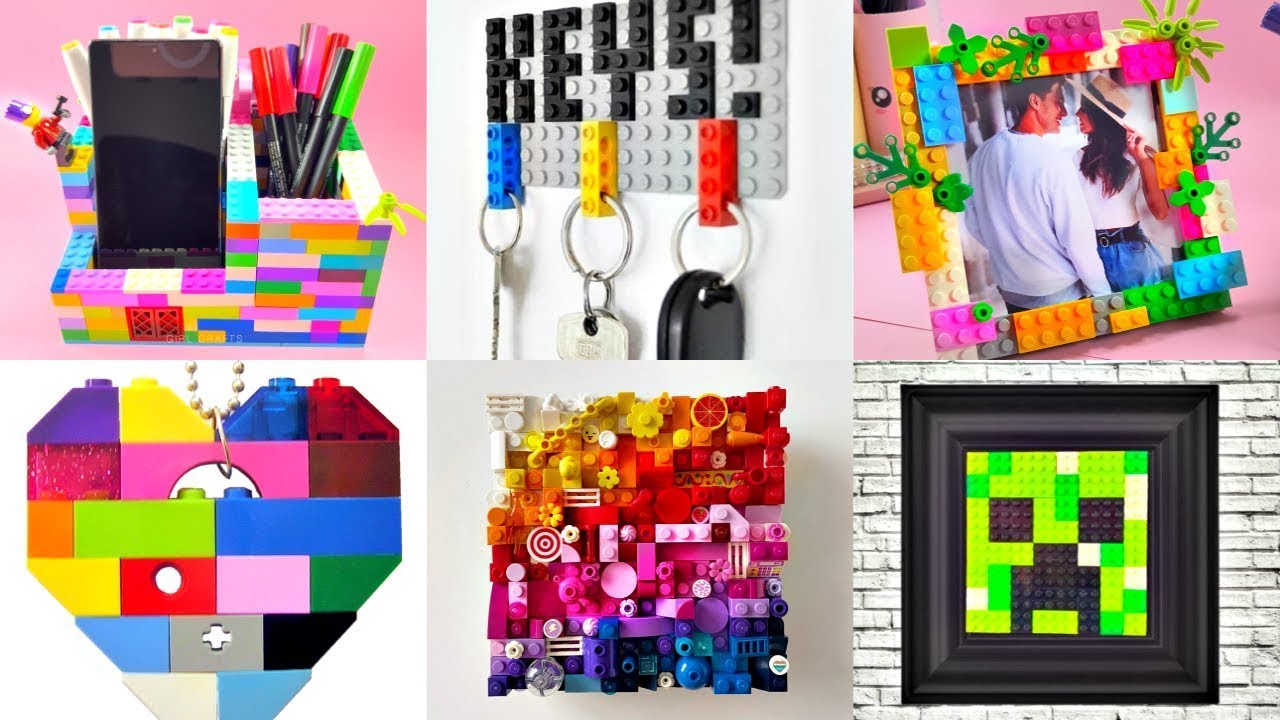 10 DIY - HACKI LEGO LIFE I POMYSŁY NA RĘKODZIEŁO - ORGANIZATOR - BIŻUTERIA - FIDGET i więcej...