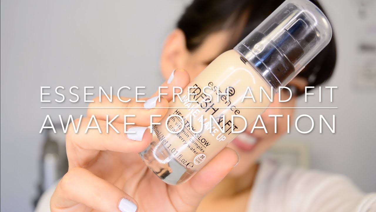 Essence Fresh and Fit Foundation — Up close and poresonal — combo oily acne prone skin almost 40