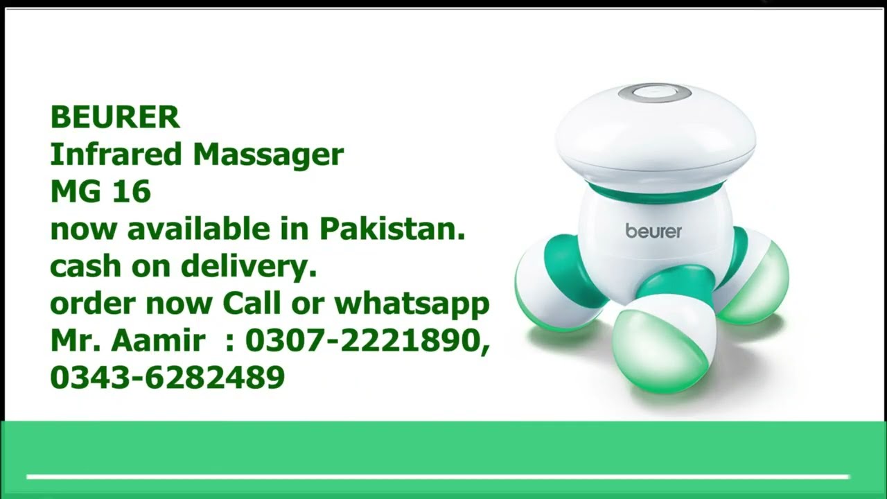 Beurer Infrared Massager MG 16  | Product Review and Unboxing