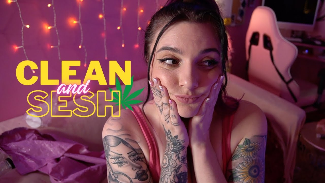 clean my office + smoke with me
