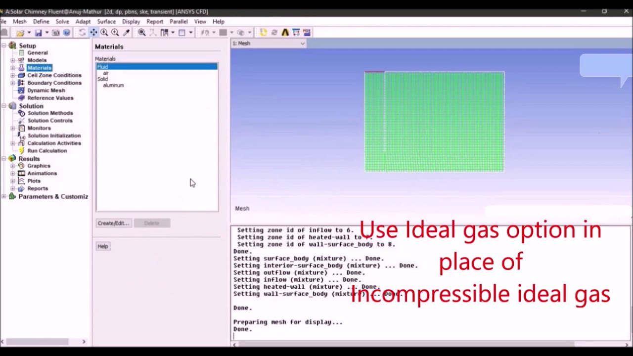 CFD Simulation Solar Chimney