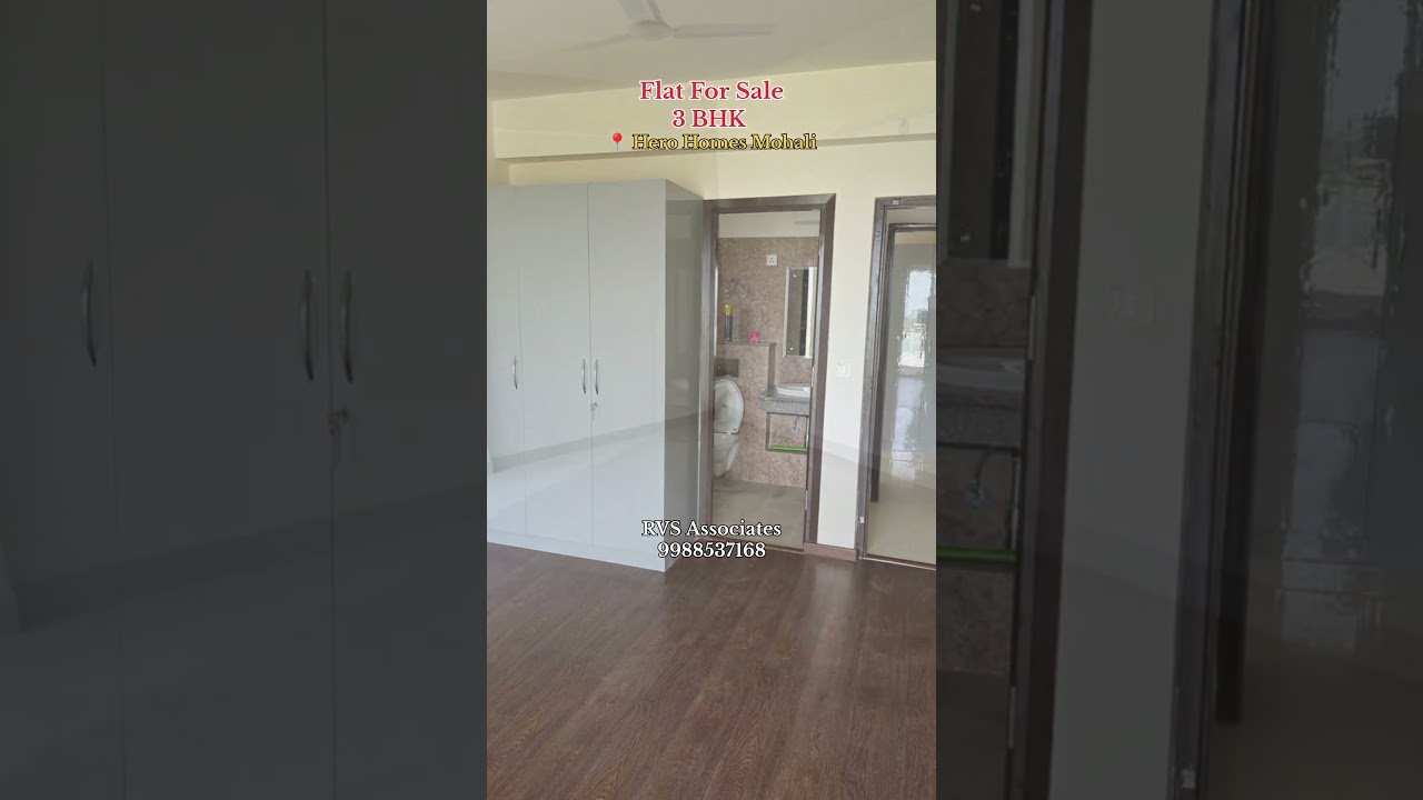 3 BHK Flat For Sale In Hero Homes Sec.88 Mohali. RVS Associates 9988537168 #herohomes #tricity