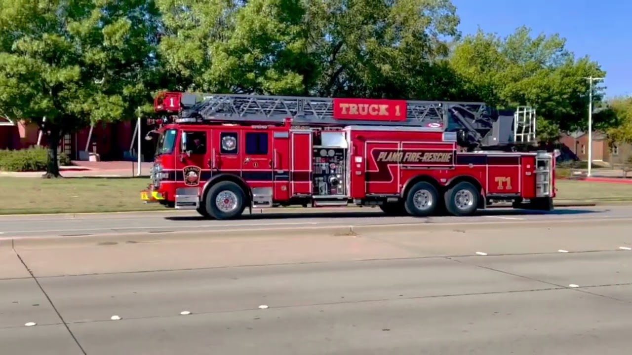 Plano Fire And Rescue Truck 1 (New) Responding (Non-Code)