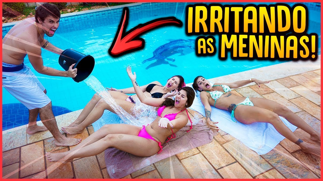 ESSE FOI O VÍDEO QUE EU MAIS IRRITEI AS MENINAS DA CASA!! - TROLLANDO AMIGAS [ REZENDE EVIL ]