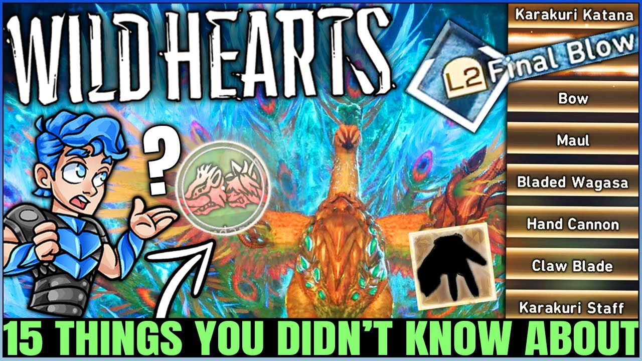15 Wild Hearts Secrets You NEED to Know - Tips & Tricks For All 8 Weapons - Make It Easy - Guide!