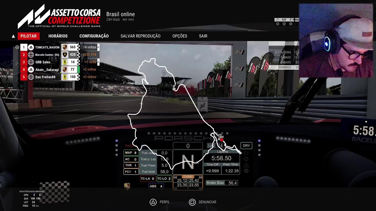 ACC - 4FUN BRASIL ONLINE - 2H NORDS - PORSCHE 992 GT3R