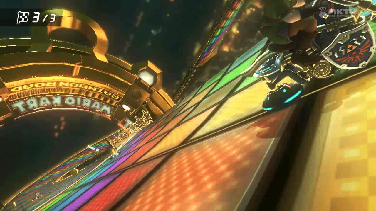 Wii U - Mario Kart 8 - (N64) Rainbow Road