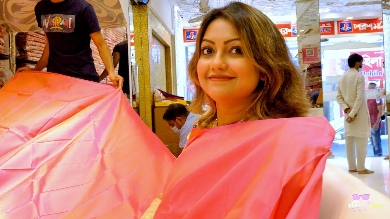 পরশমণিতে সুন্দর কাঞ্জিমা শাড়ি-Poroshmoni Kanzima Saree