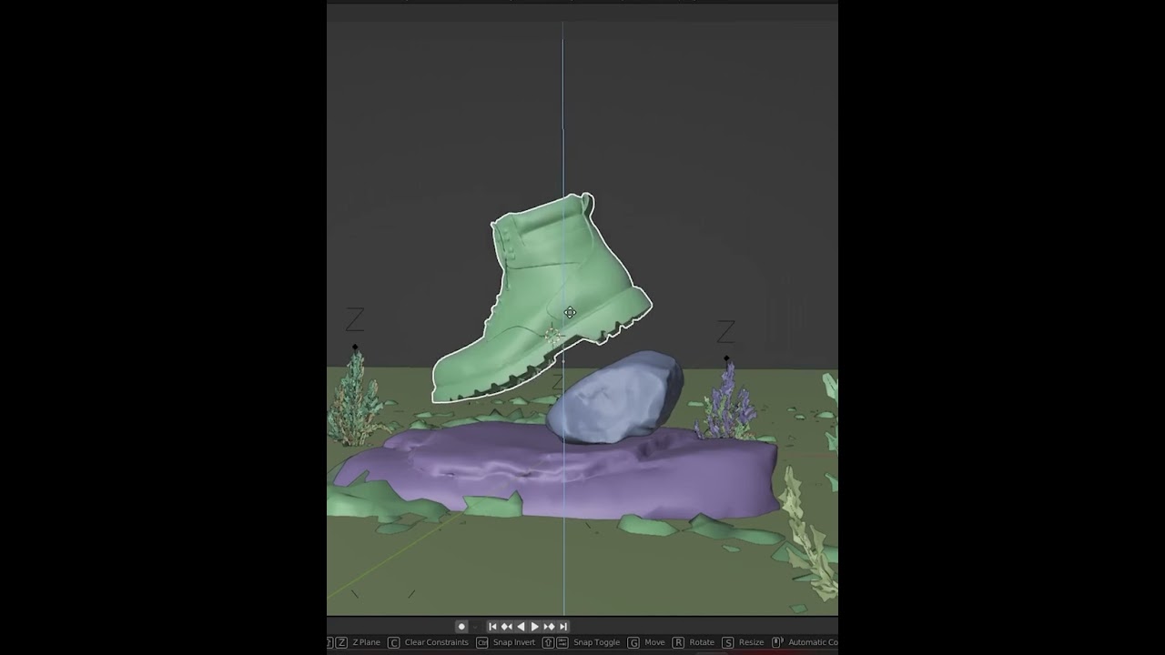 blender Shoe commercial/ how to make commercial in blender