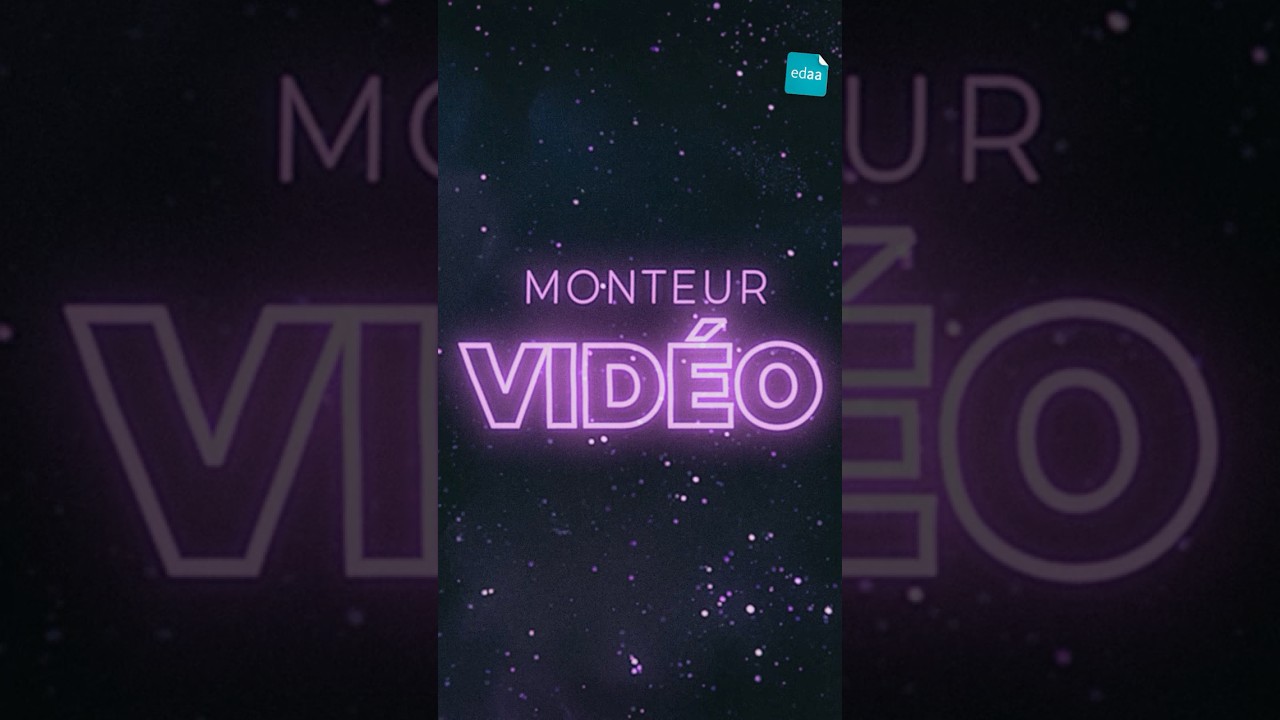 Devenir monteur vidéo avec l'edaa 👉 une formation 100 % à distance 💻