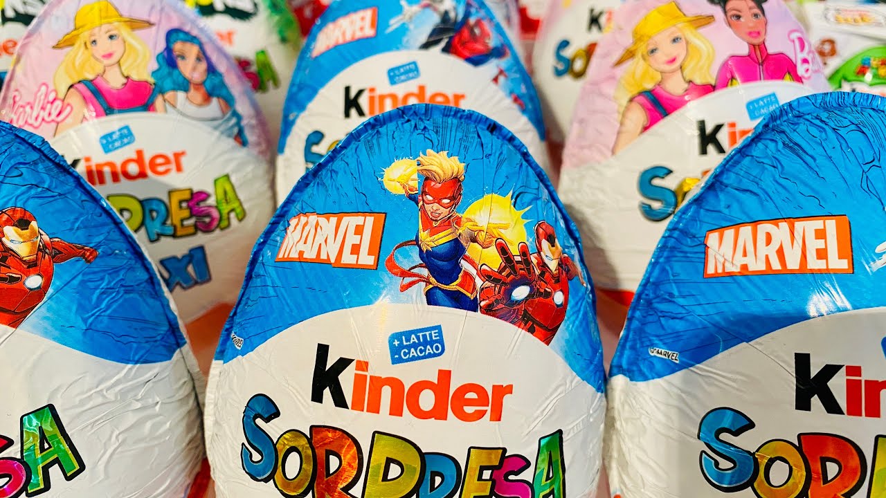 Compilation Kinder Surprise Maxi ASMR Unboxing 