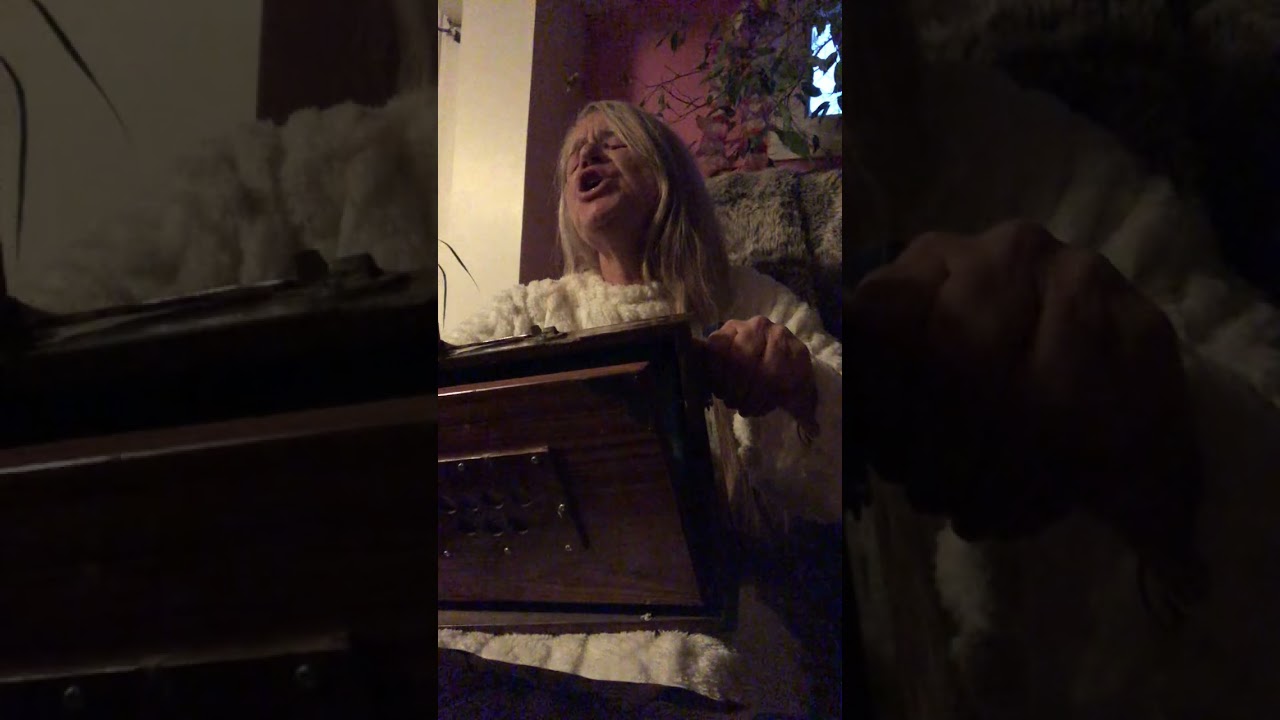 Healing overtone intuitive song with Shruti box