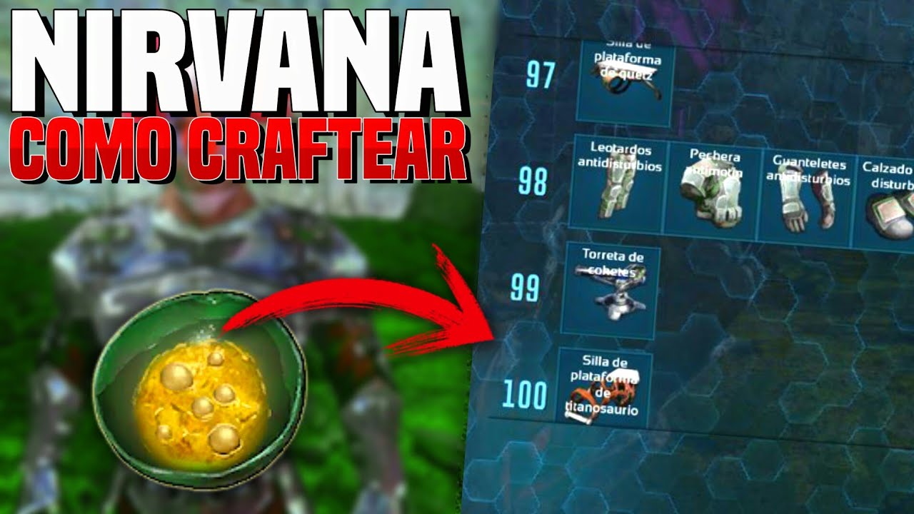 ARK MOBILE || COMO DESBLOQUEAR TODOS LOS ENGRAMAS Y CÓMO CRAFTEAR EL NIRVANA TONIC