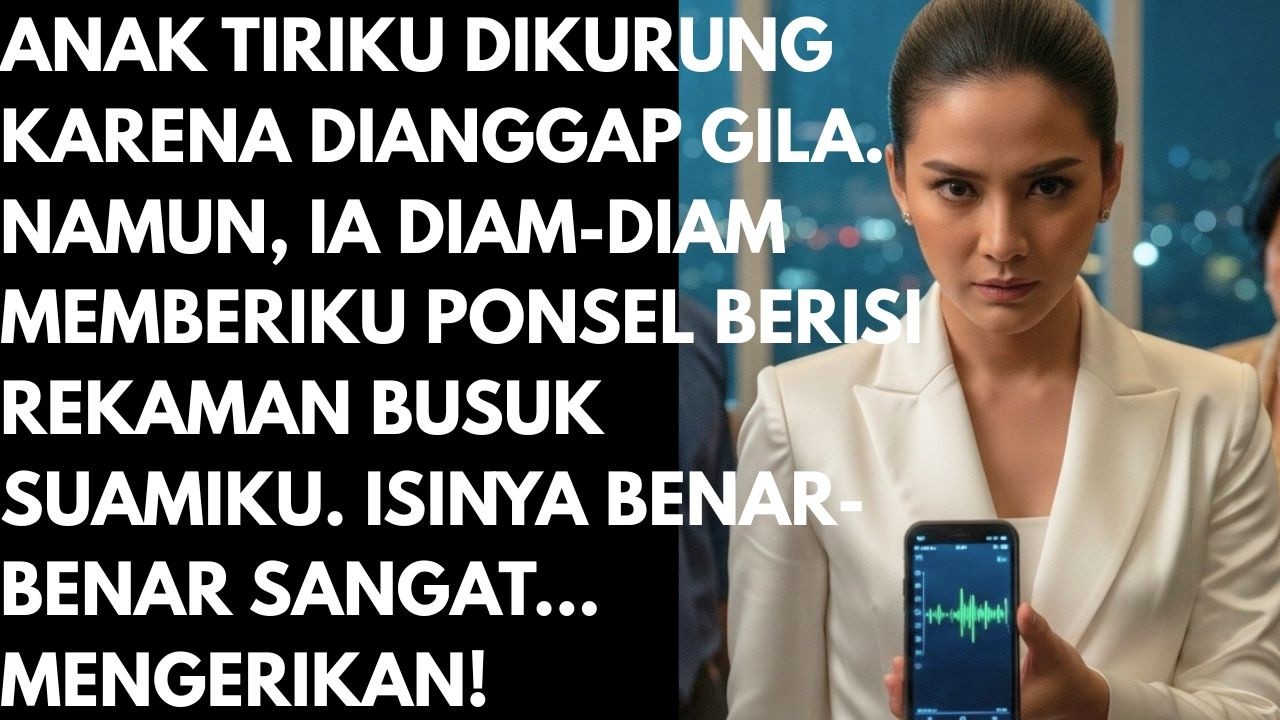 ANAK TIRIKU DI KURUNG KARENA DI ANGGAP GILA, NAMUN DIAM DIAM DIA MEMBERIKU REKAMAN BERISI REKAMAN ..