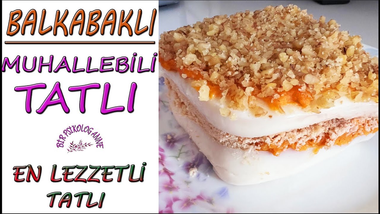 Yediğiniz En Lezzetli Tatlı Bu Olacak❣️ Balkabaklı Muhallebili Tatlı | Muhallebili Kabak Tatlısı
