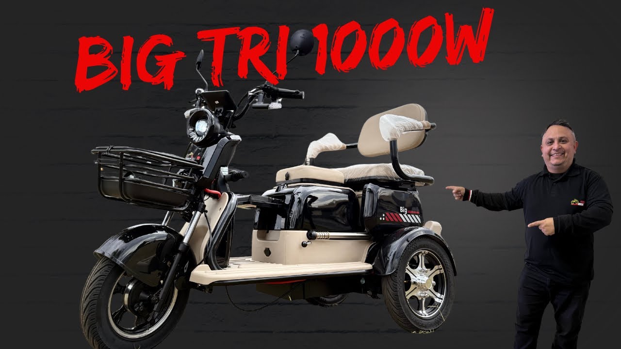 Triciclo Elétrico Big Tri 1000w Lançamento Moto Chefe 