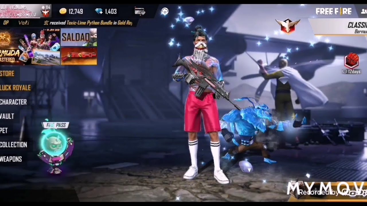 Βάζω λεφτά στο Free Fire ( part 8) το καλύτερο part ever😱