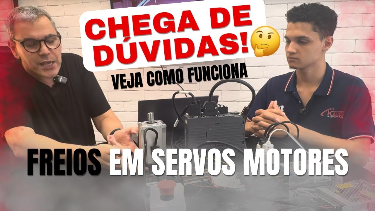 Servos motores com freio, chega de dúvida!