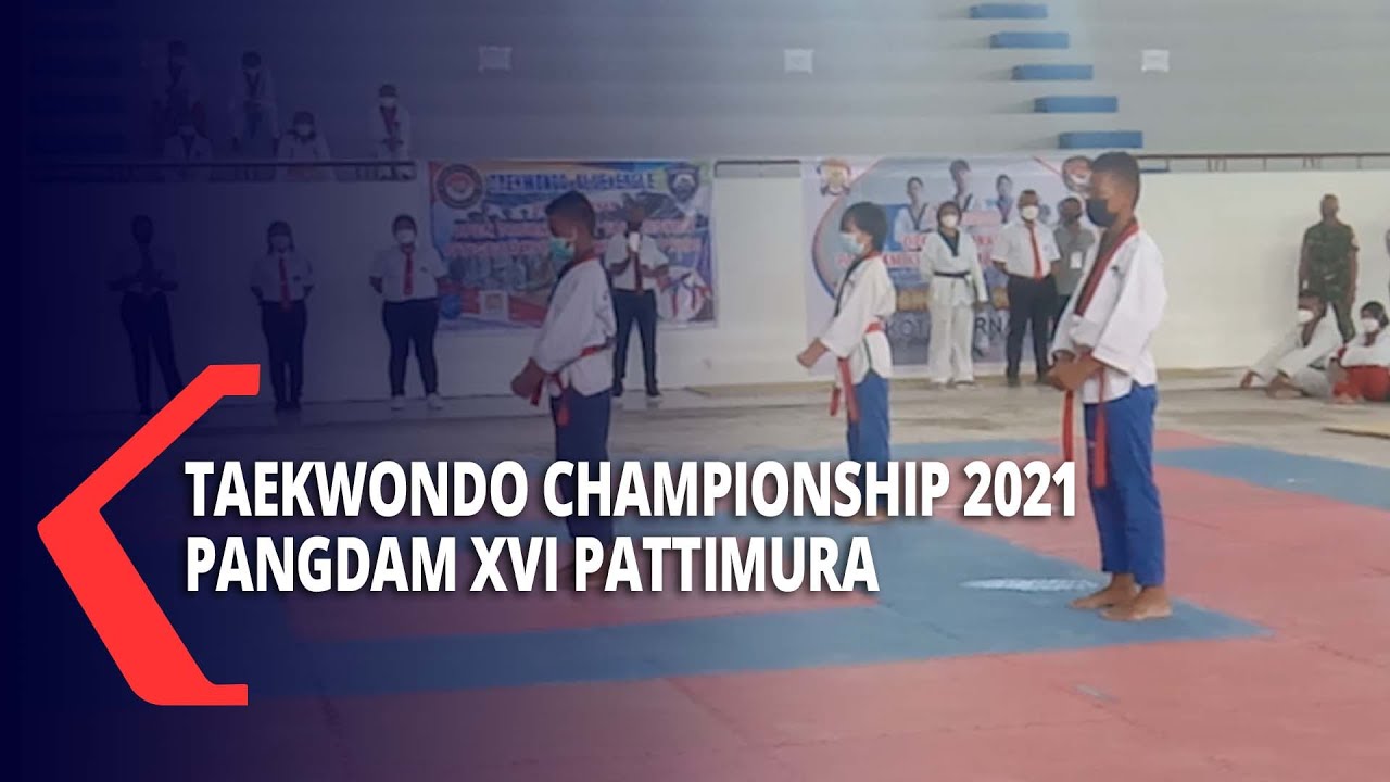 Taekwondo Championship 2021 Pangdam XVI Pattimura