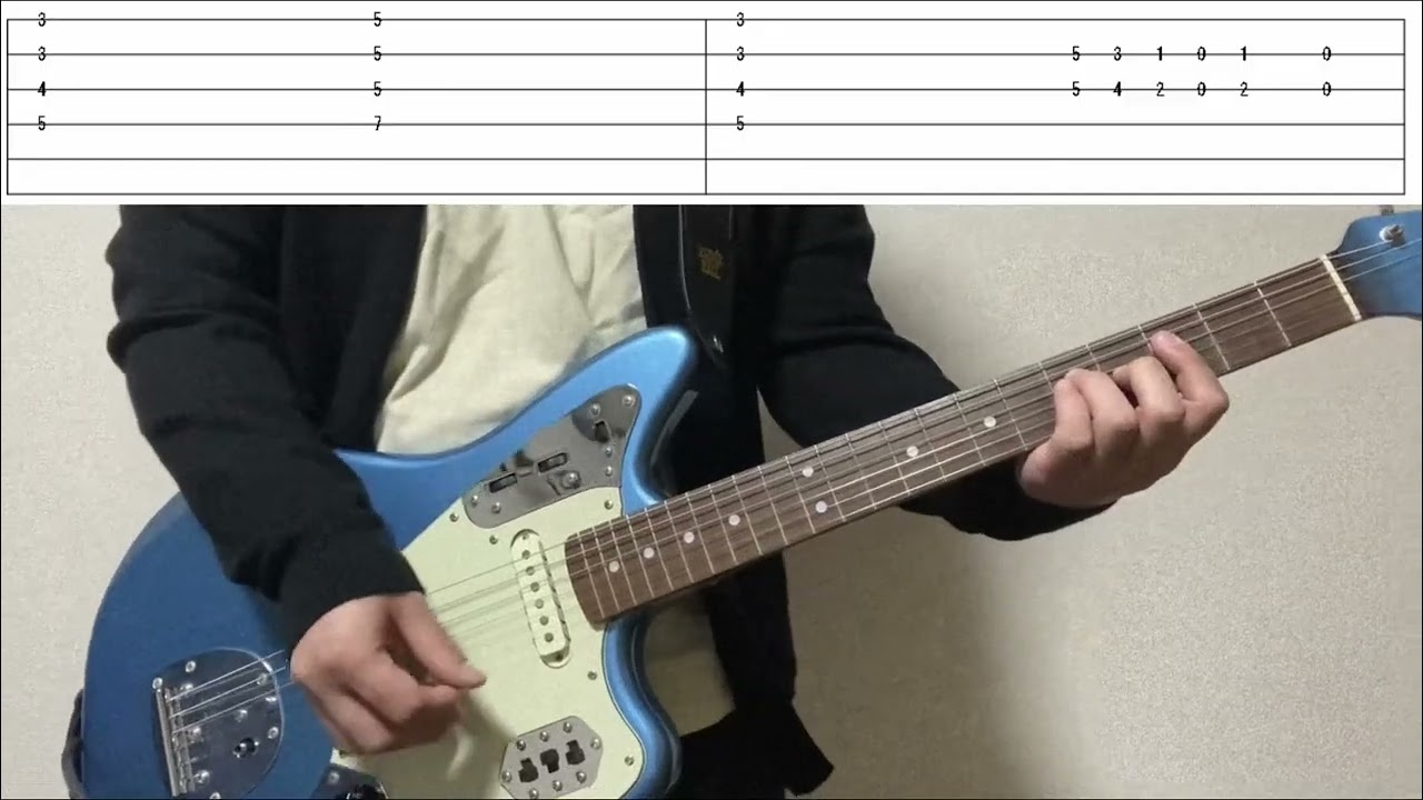 the pillows/hello, welcome to bubbletown's happy zoo(i.s)（R.T.T.M! ver.）ギター弾いてみた。【guitar cover】【tab】
