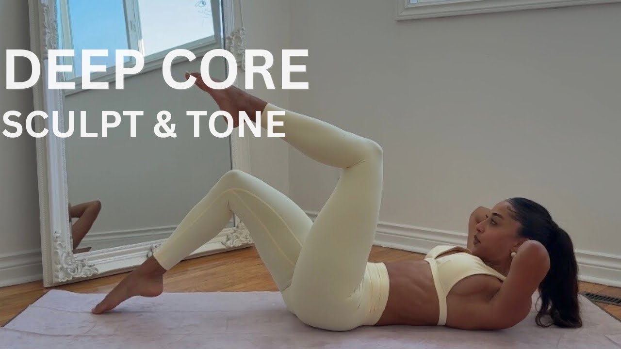 Deep Core Sculpt & Tone | 12 Min Pilates-Based Workout (No Equipment)