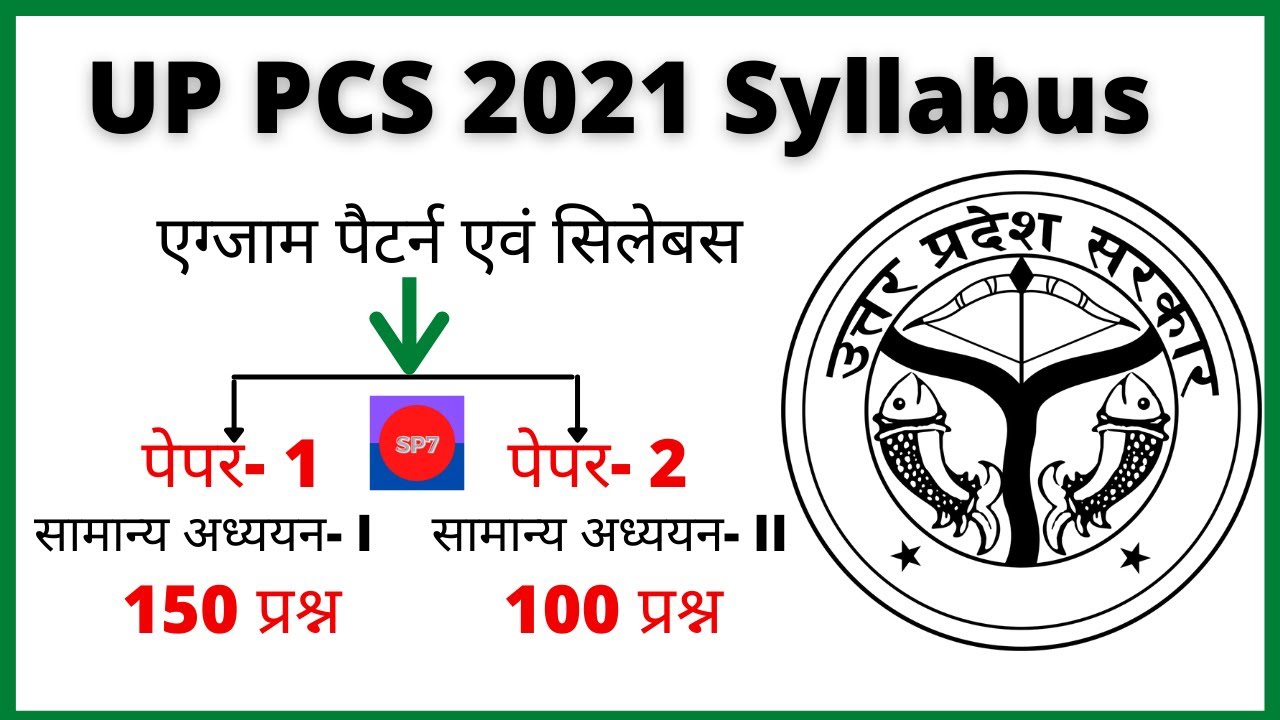 UPPSC PCS syllabus 2021 I UPPCS Pre Syllabus 2021 in Hindi I UP PCS Exam Preparation 2021
