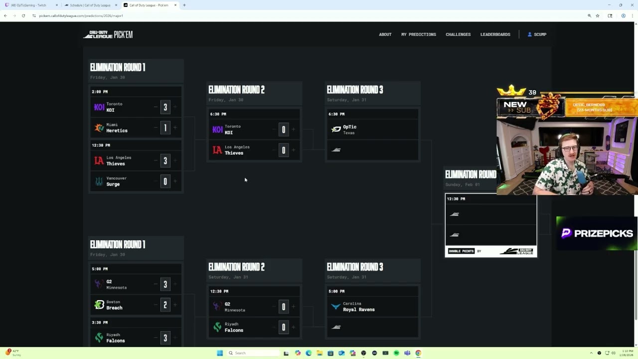 Скамп предсказывает 4-е место OpTic на Major 1? 👀