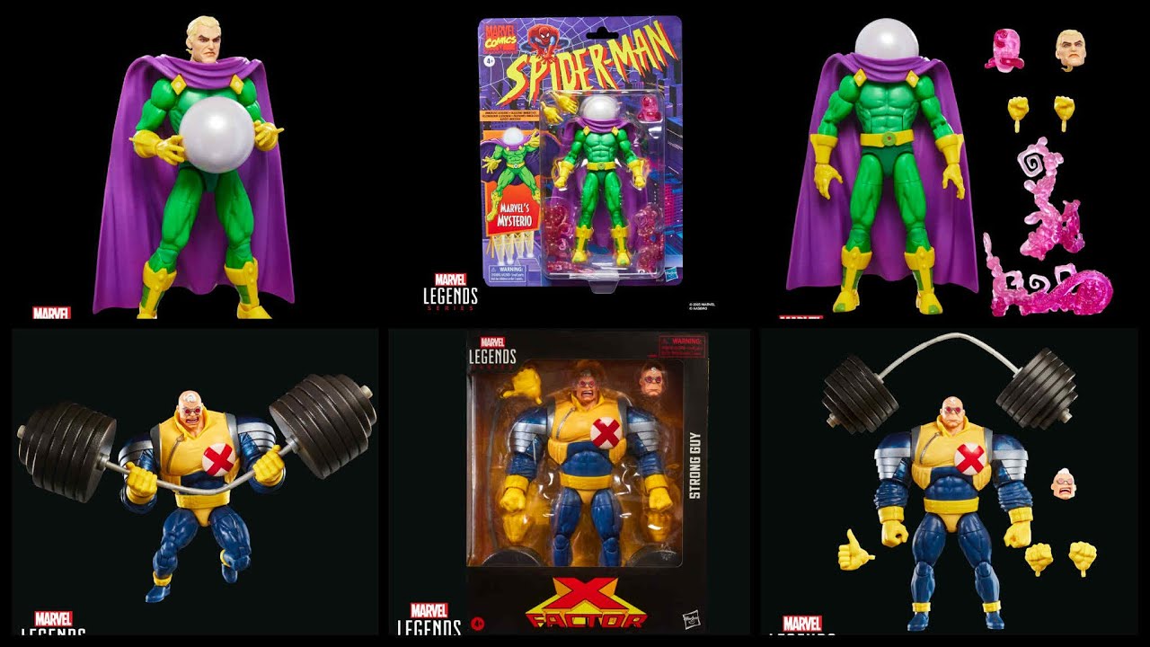 REVEALS! MARVEL LEGENDS MYSTERIO SPIDER-MAN ANIMATED SERIES & STRONG GUY DELUXE