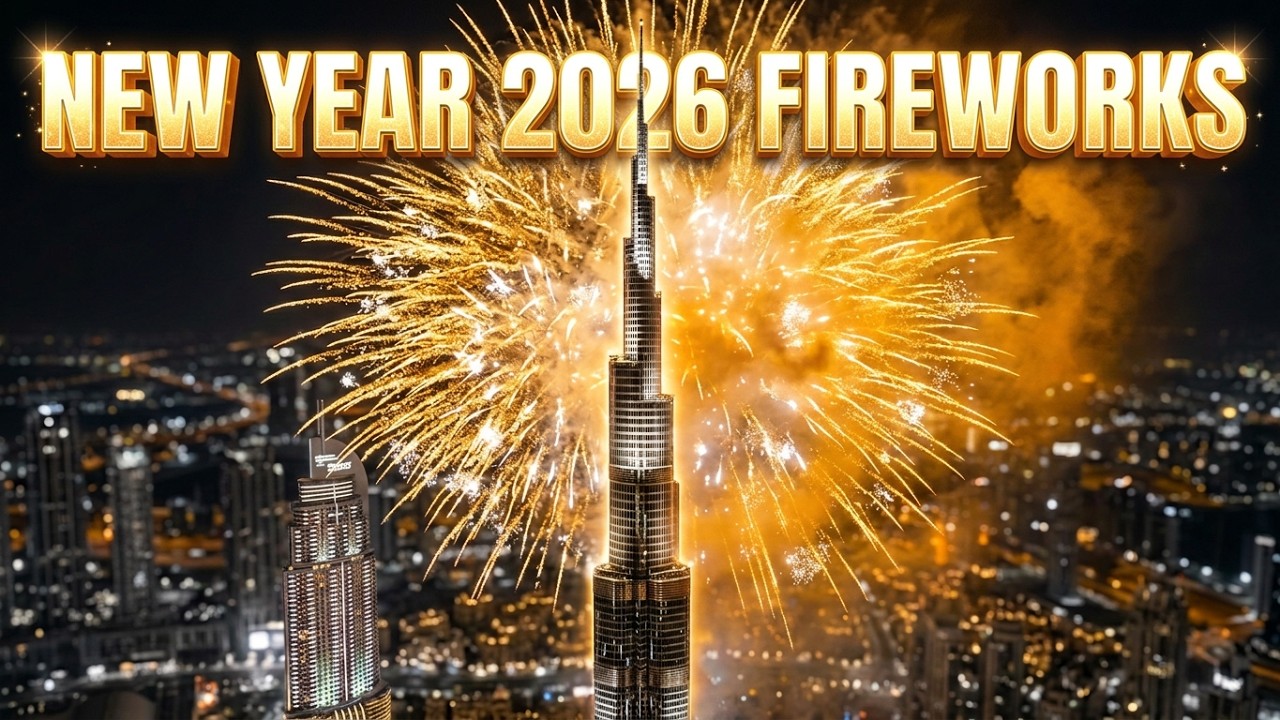 Burj Khalifa Fireworks 2026 FULL SHOW in 4K #emaar #dubai #burjkhalifa