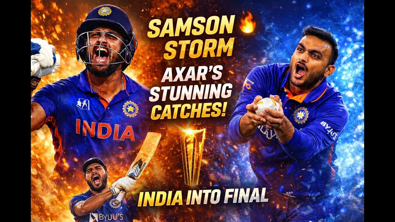 India beat England Axar, Hardik, Bumrah and Samson set up FINAL vs NZ Jacob Bethell 🫡 #t20worldcup